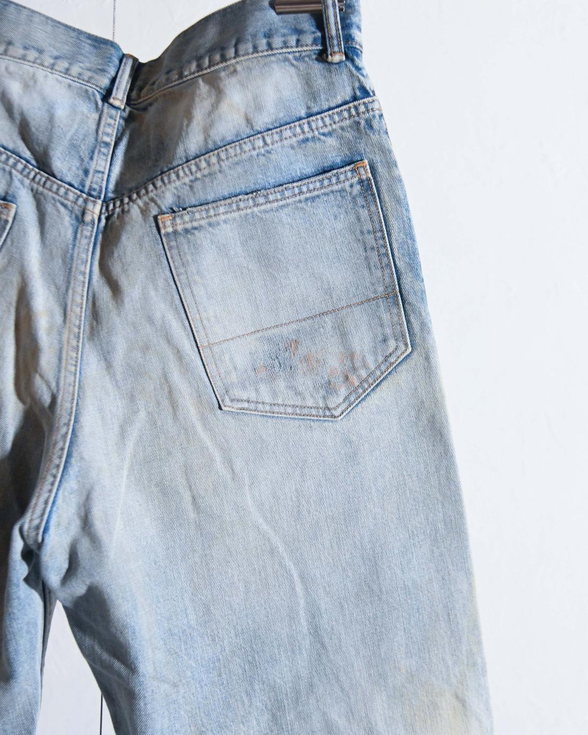 訳あり 23ss ANCELLM SELVEDGE DENIM STRAIGHT 5P デニム/ジーンズ