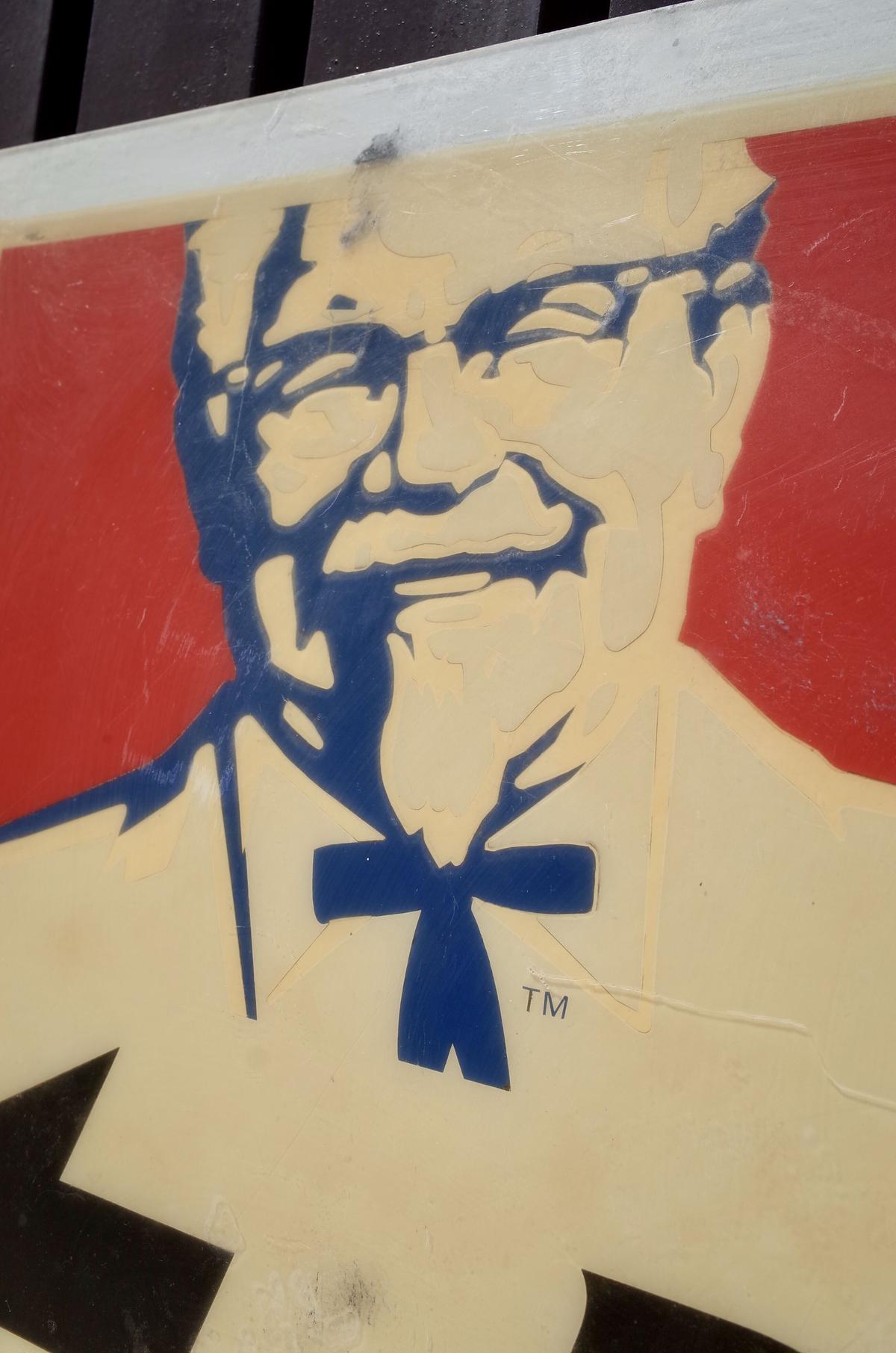 写真　カーネル・サンダース　ヴィンテージ 1960 年代のヴィンテージ ケンタッキー フライド チキン KFC