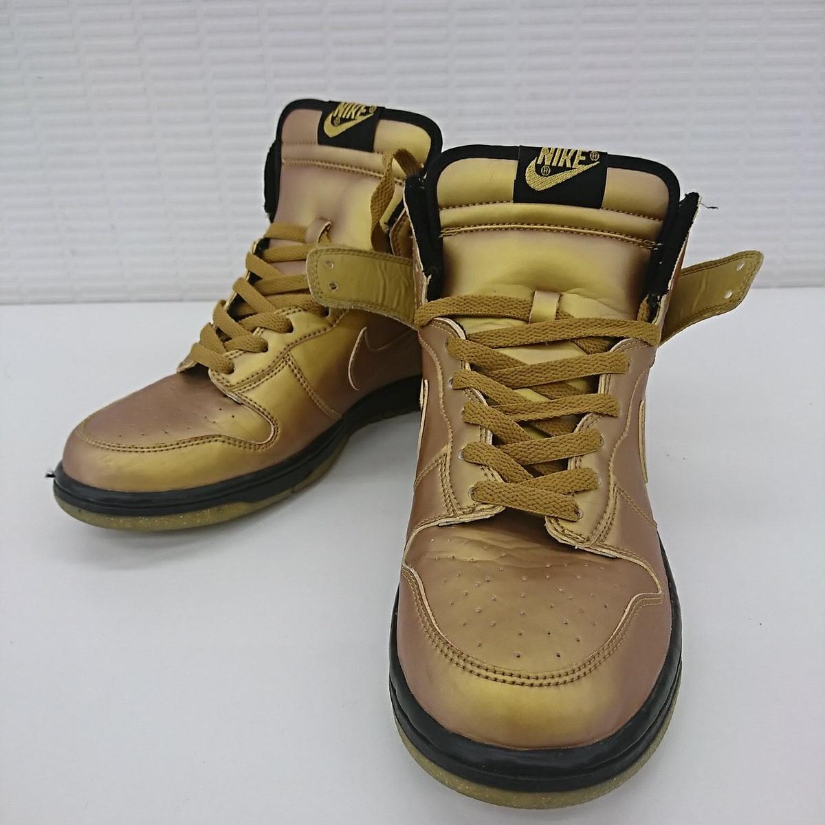 dunk high team gold
