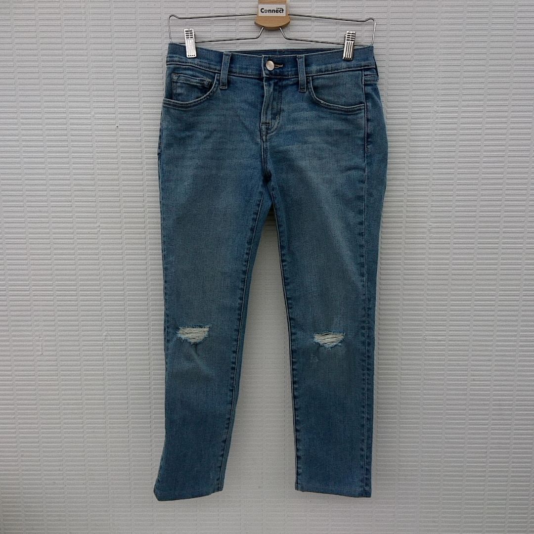 【Ladies】J BRAND for Theory ストレッチダメージデニムパンツ SIZE24 (271)