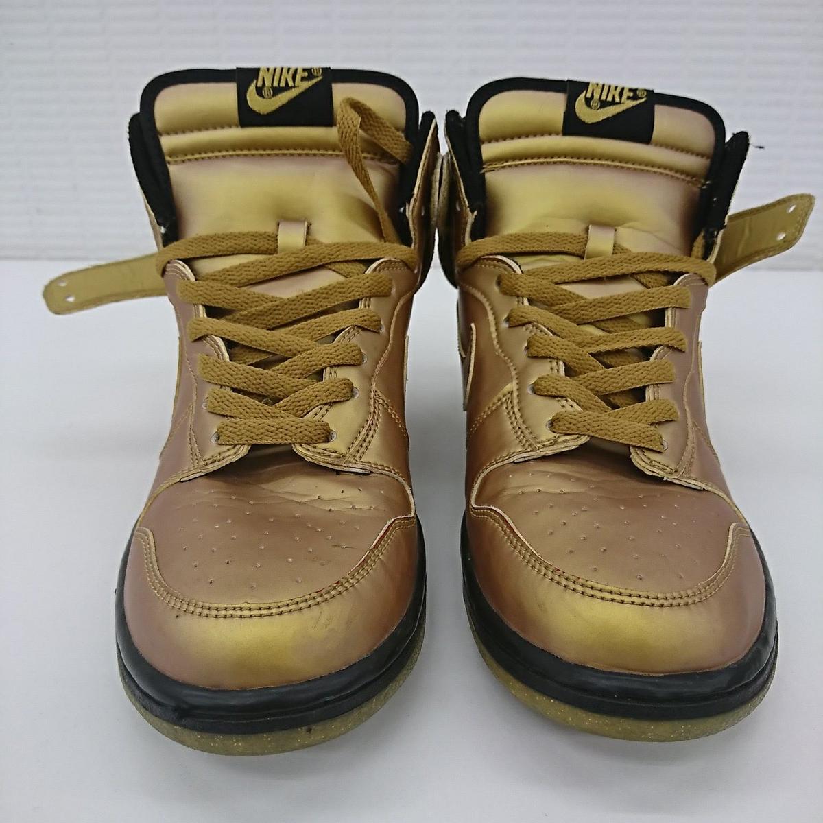 dunk high team gold