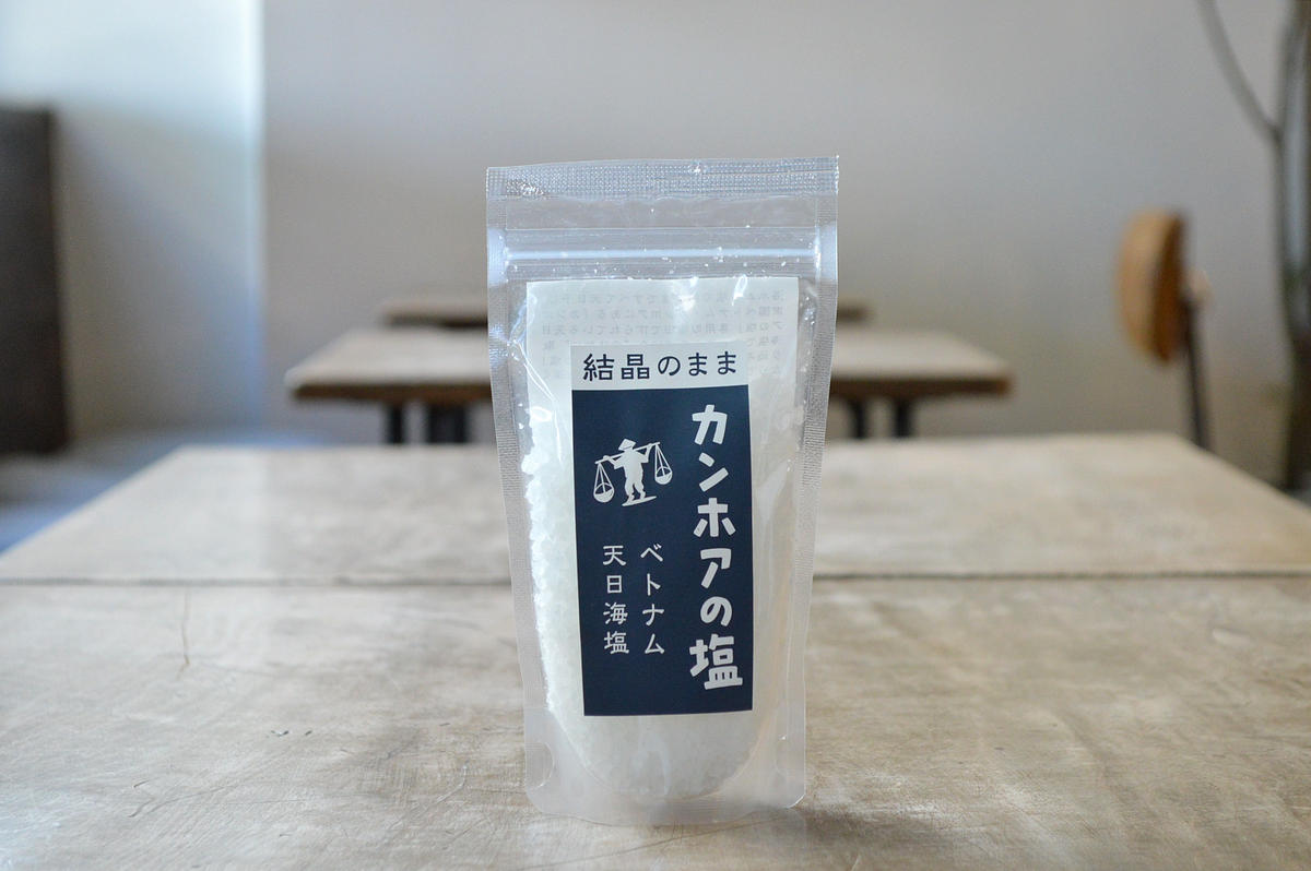 カンホアの塩 結晶のまま 150g 暮らしの雑貨店 コネッタ