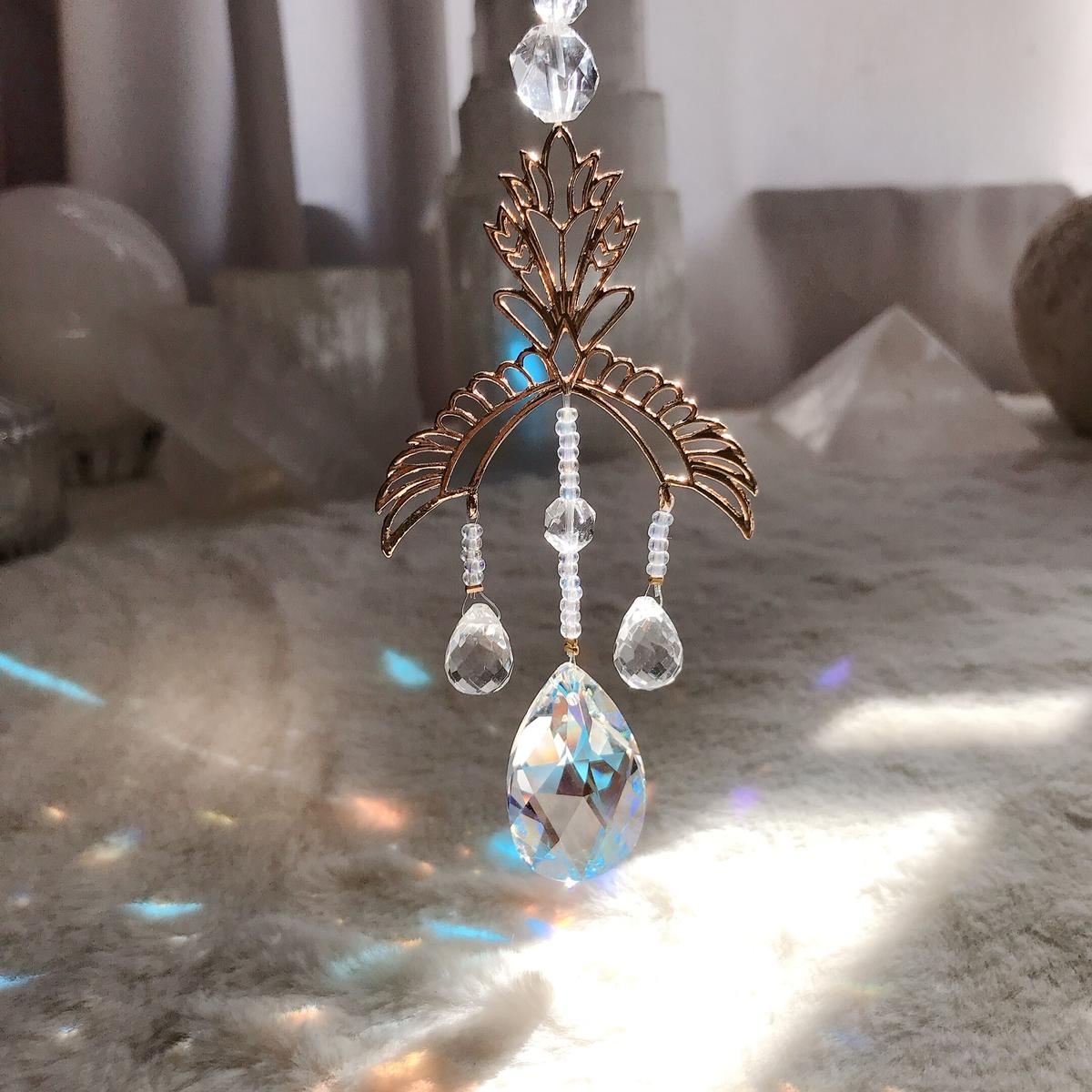 完売御礼 美しく飛躍する 翼のサンキャッチャー コニョリータのふしぎな魔法店