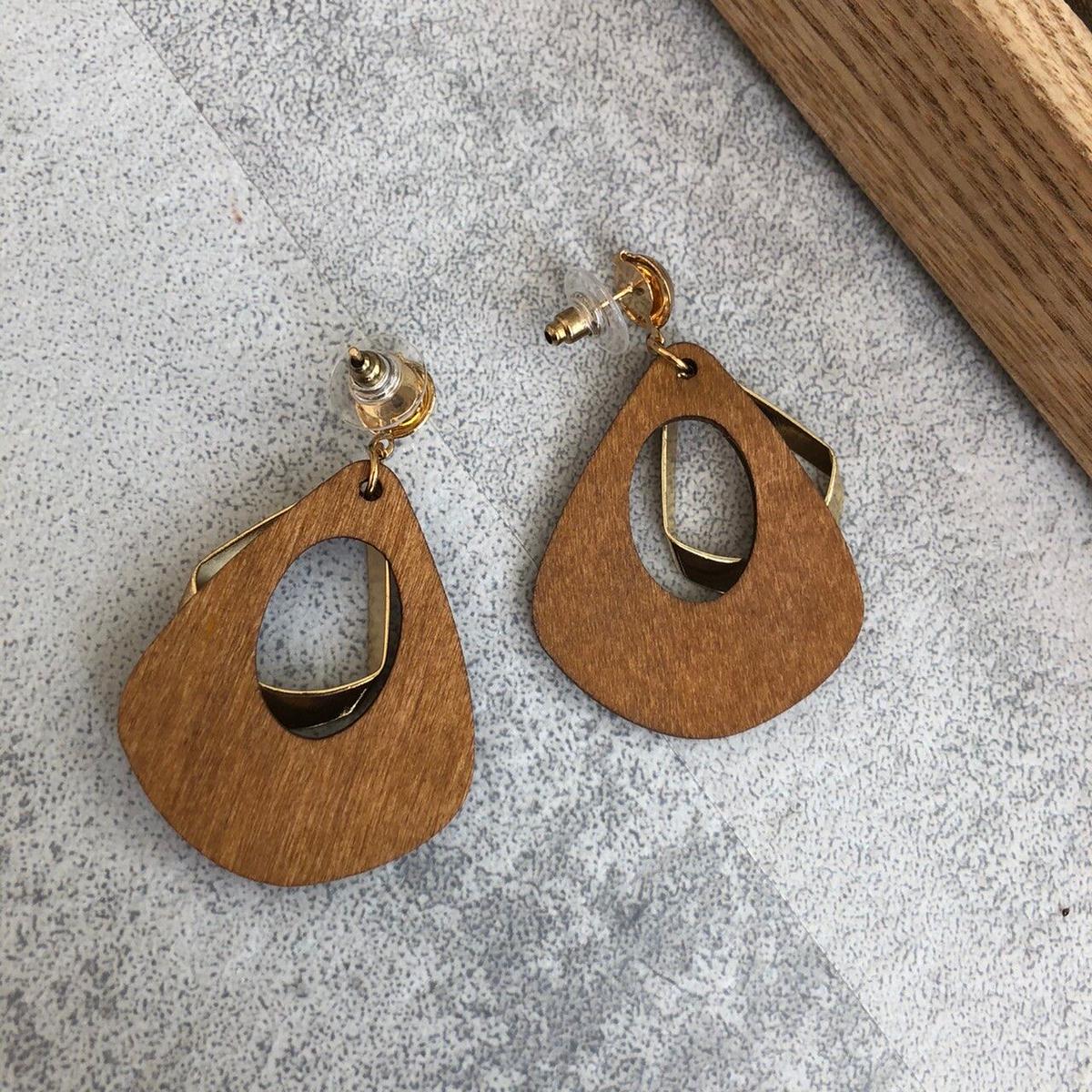 希少 ウッドメタルフープ 