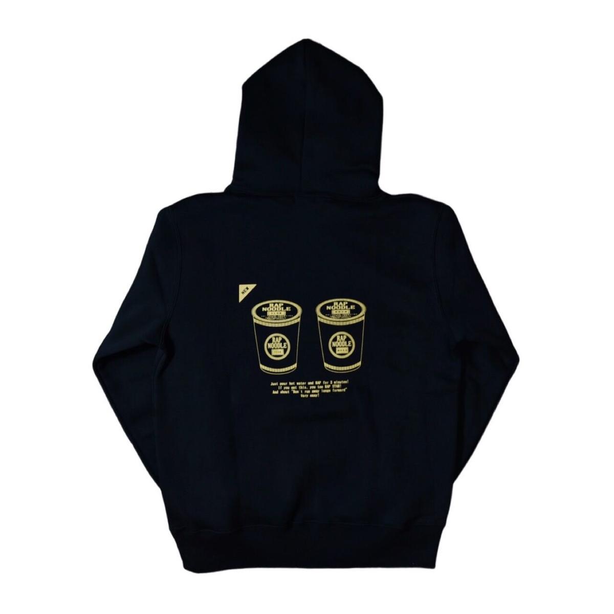 RAP NOODLE パーカー / Black | GADORO OFFICIAL STORE