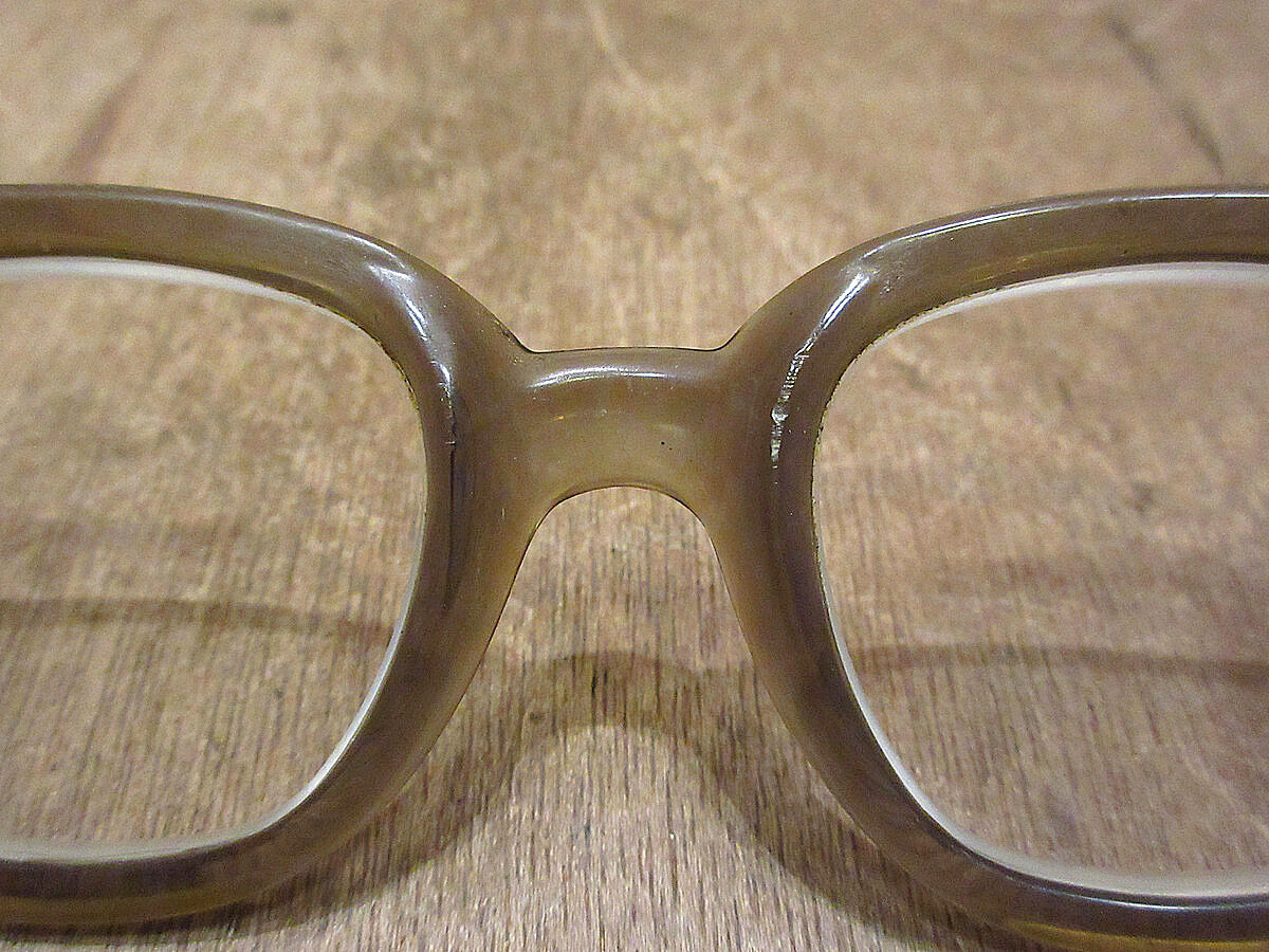 ヴィンテージ セーフティ メガネ fendall safety 純正ガラスレンズ 低