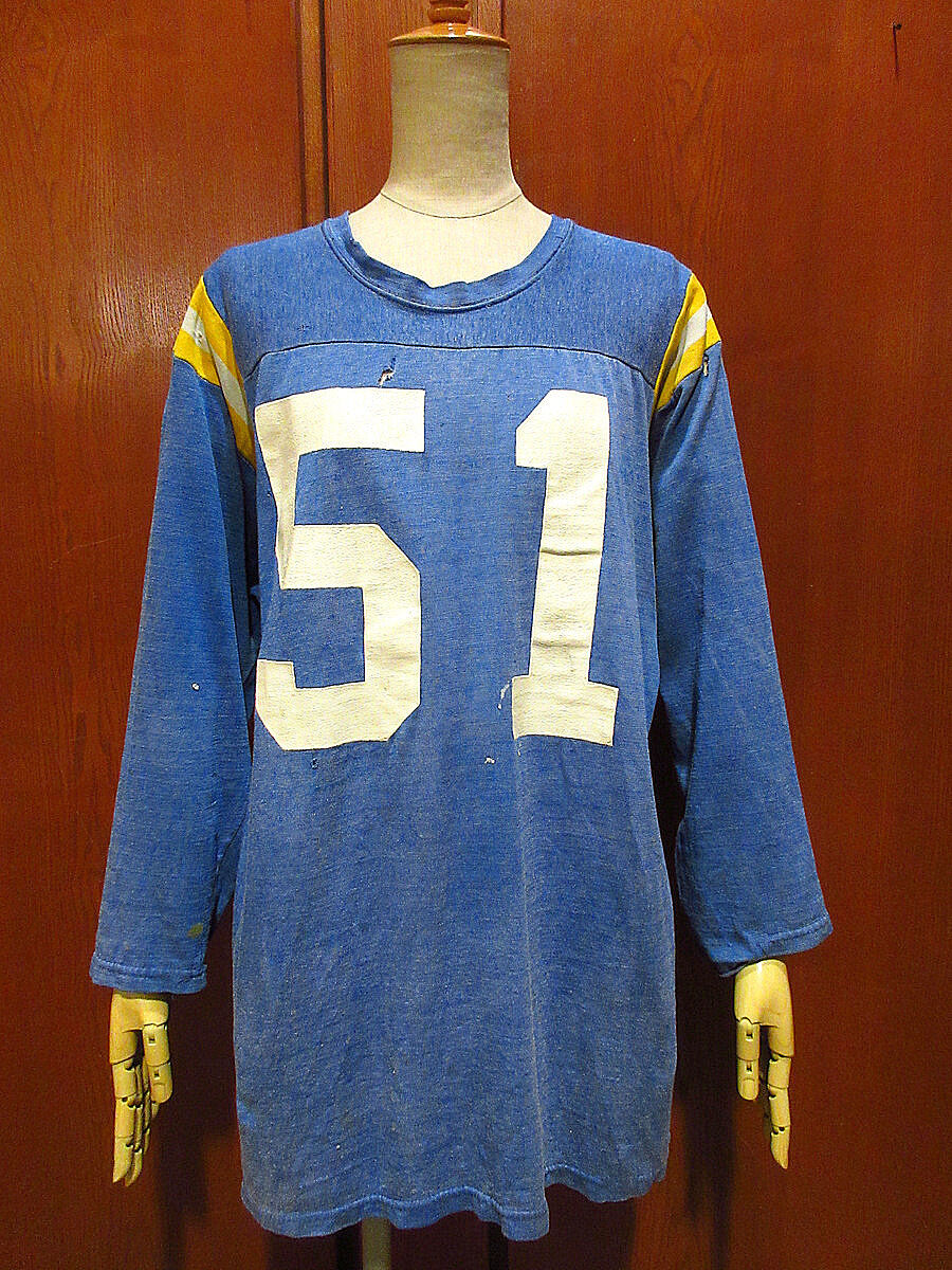 ギフト 【ビンテージ】50s Holts フットボールシャツ ゲームシャツ