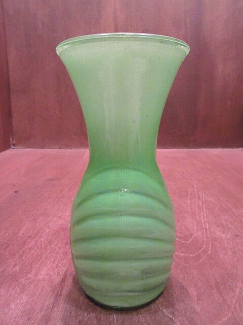 祝開店 大放出セール開催中 ヴィンテージ 鮮やかなガラス花瓶 特大 長い 青 緑 オレンジ ブルーグリーン 花瓶 Actualgameplay Com