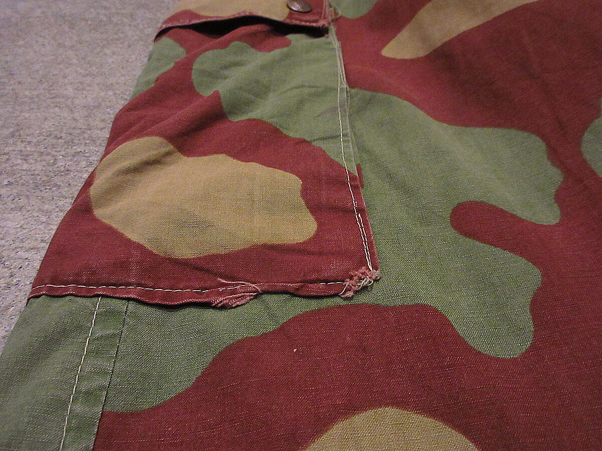 ビンテージ60's○イタリア軍サンマルコカモオーバーパンツ○210524f7-m