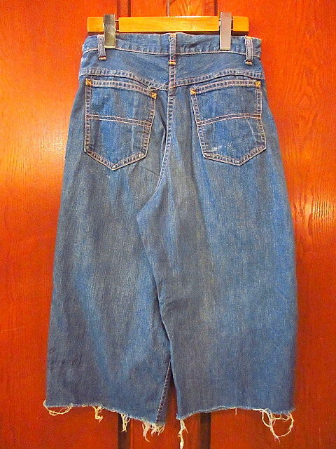 ビンテージ50's○RANCHCRAFTレディース カットオフデニムランチパンツ ビンテージ50's○RANCHCRAFTレディース カットオフデニムランチパンツ