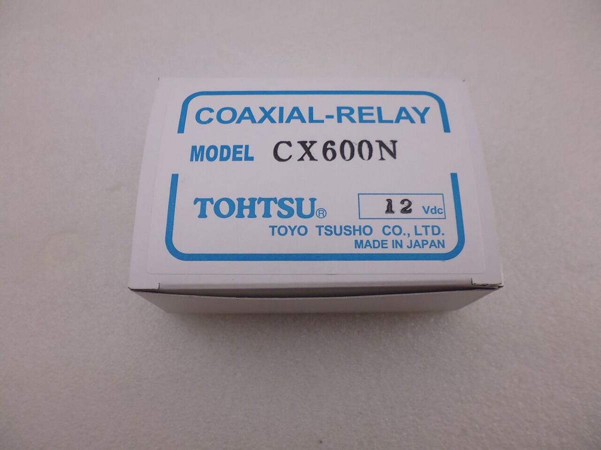 TOHTSU 同軸リレー新品 CX600N (DC～2GHz) ( ZHW816 )