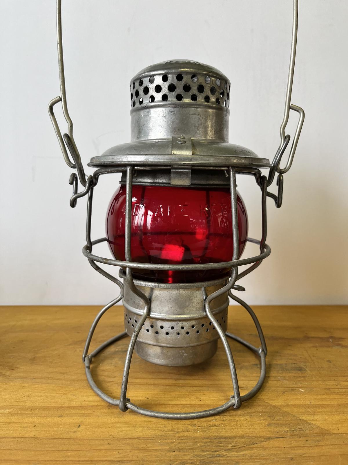 005 極美‼️レイルロードランタン ADLAKE KERO レッド | ヴィンテージ