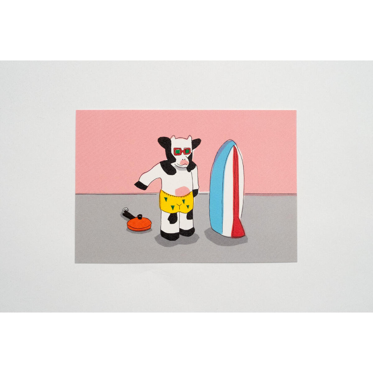 安西水丸 ポストカード うし Crevis Online Store