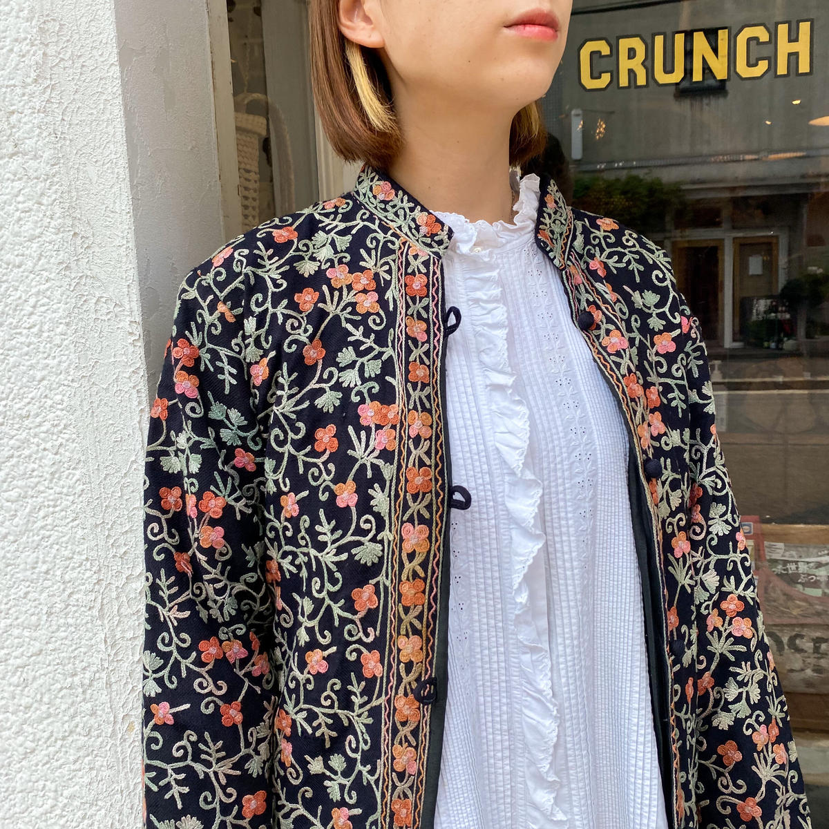 カシミール手刺繍ジャケット カシミール手刺繍ジャケット