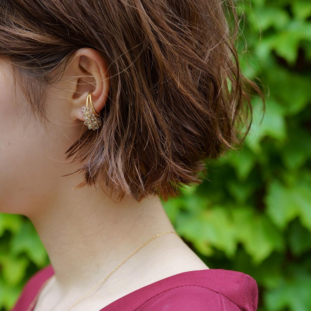 TTT_MSW ttt_msw flower earcuff フラワーイヤーカフ | www