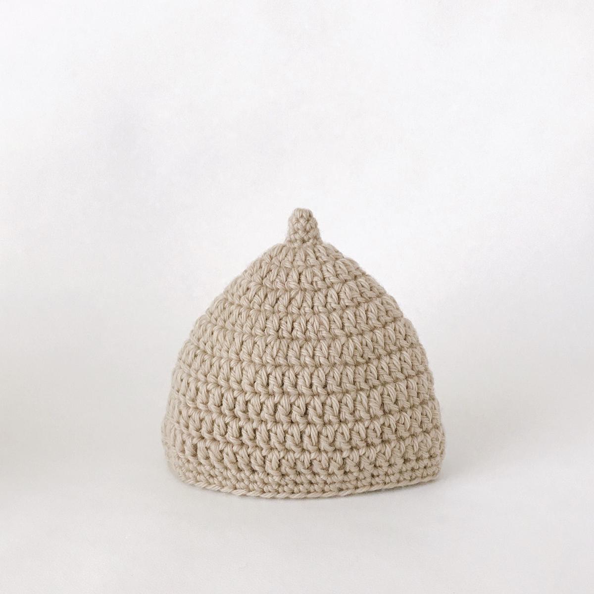 編み物キット キホンのどんぐり帽子 ミルクティー Bo 04 Blanco Onlin
