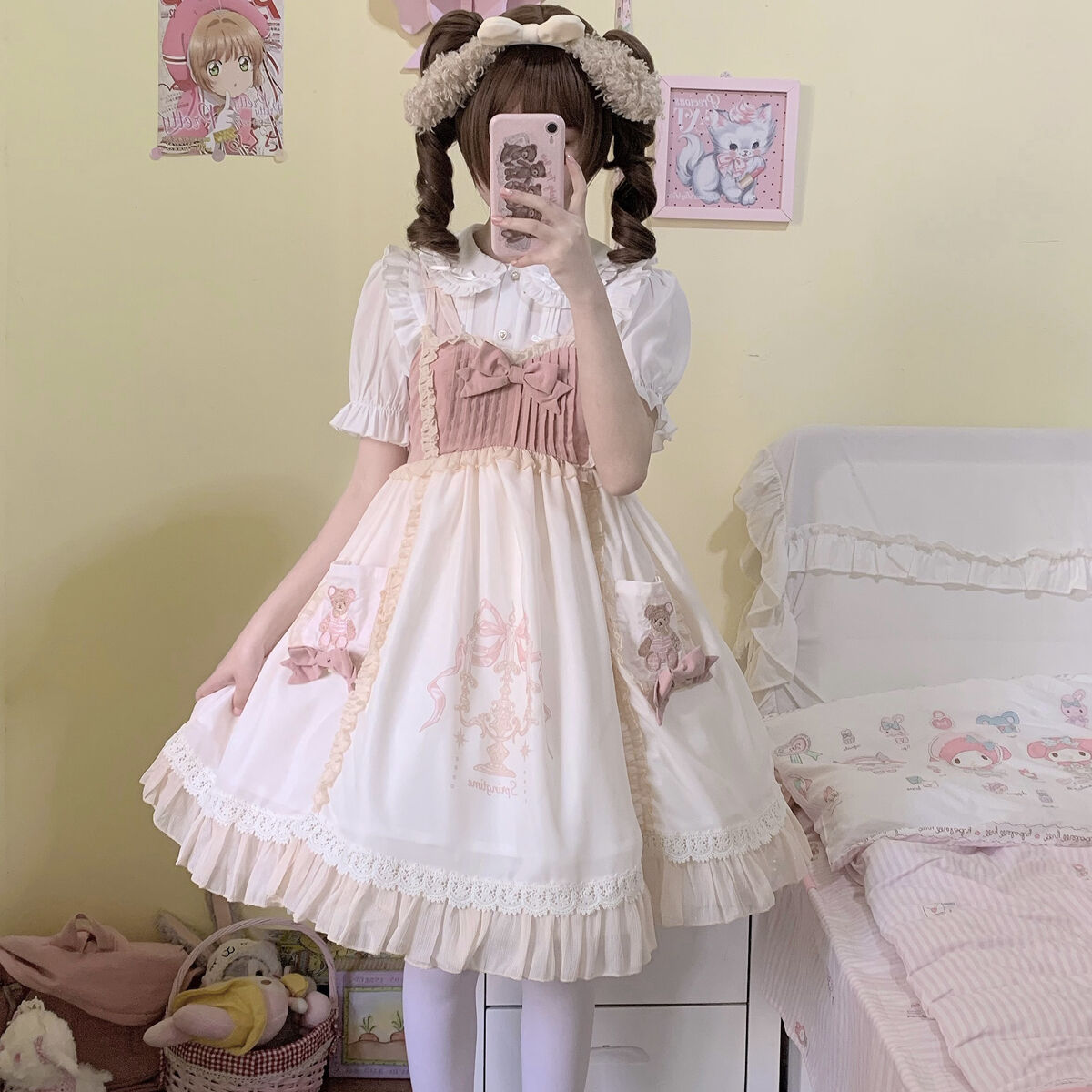 魔法少女 コスプレ ロリータ ワンピース 甘ロリ アニメ 二次元