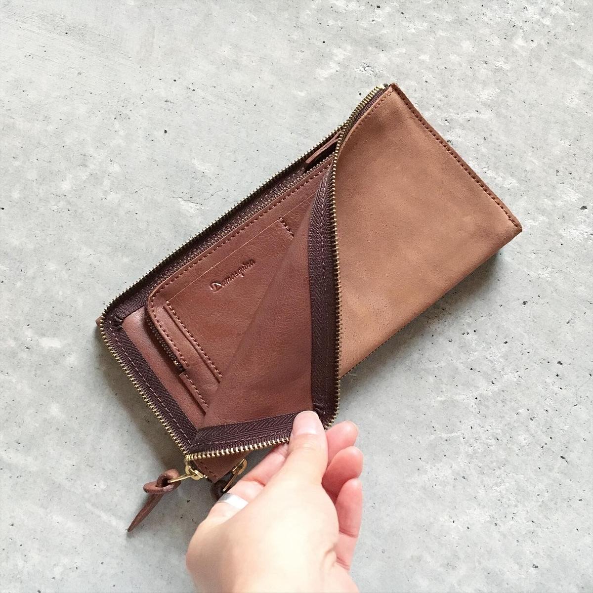 一粒舎 長財布 ナチュラル | verdadcre.com