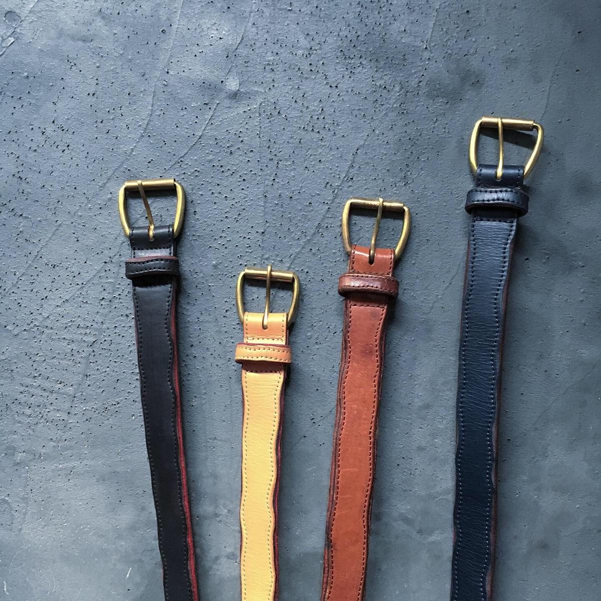 FROST LEATHER BELT Damasquina Store