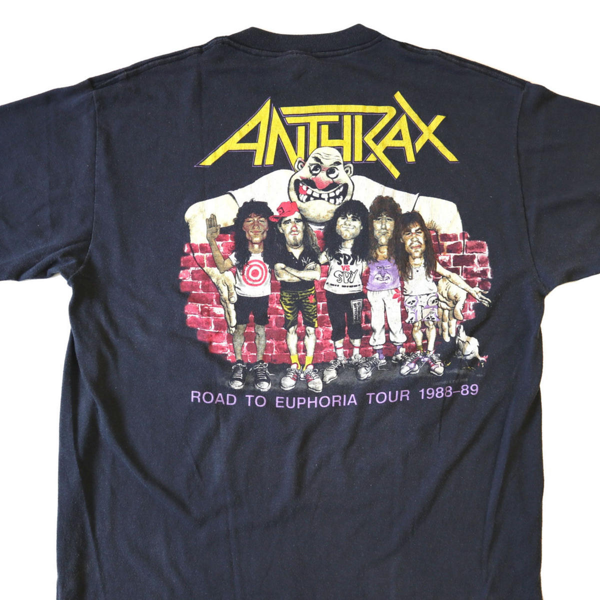 デッドストック未使用88年ANTHRAXアンスラックス日本公演Tシャツ デッドストック未使用88年ANTHRAXアンスラックス日本公演Tシャツ