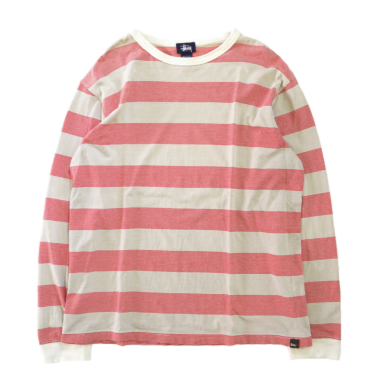 90's~00's OLD STUSSY ボーダー LS Tシャツ Lサイズ | Daniel