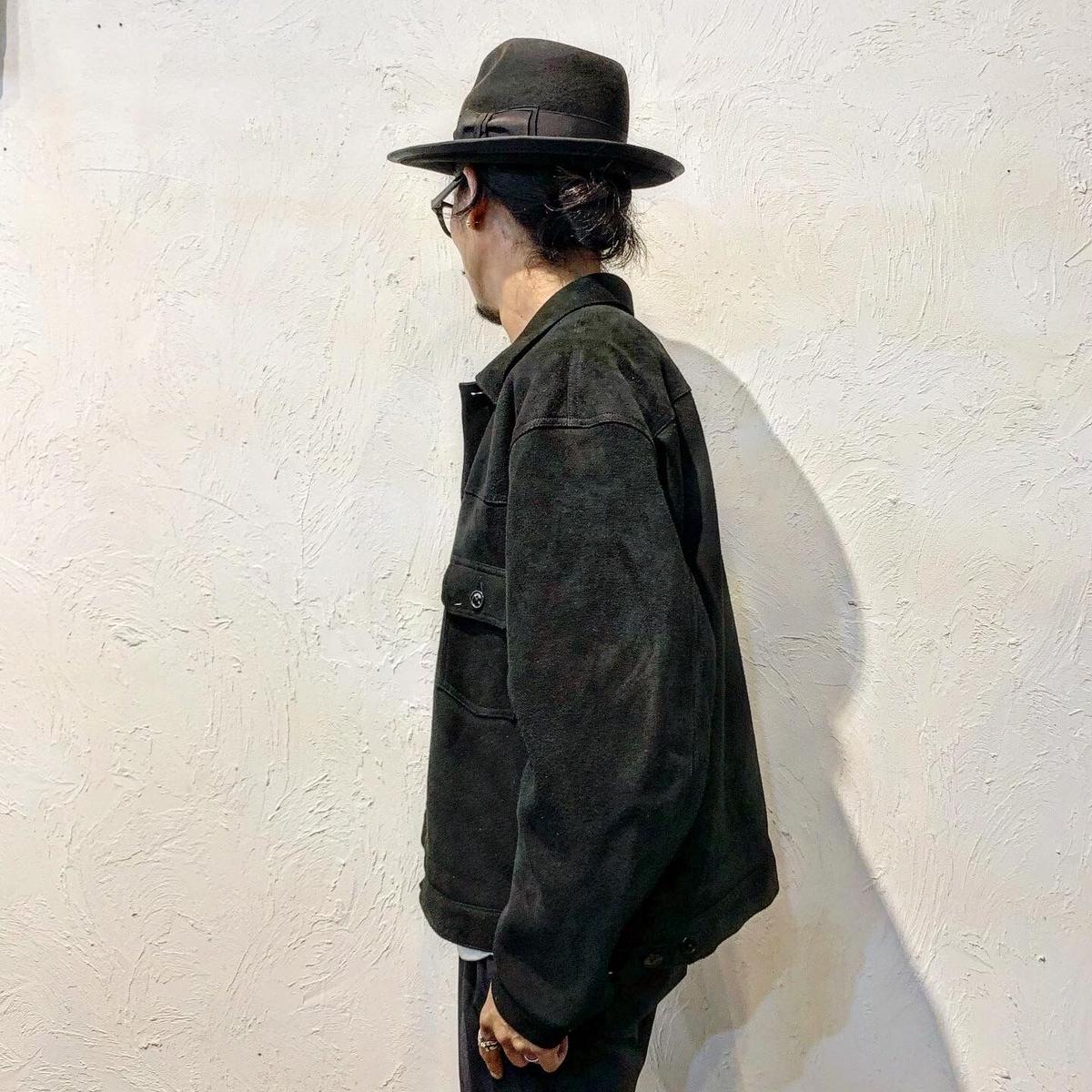 CWORKS【Kernel / ｶｰﾈﾙ】Deer suede(BLACK)(FINE CR...