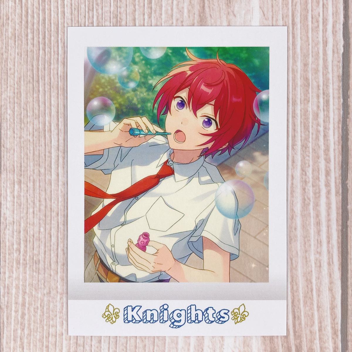 贈る結婚祝い 朱桜司 あんスタ 箔押し1枚通常30枚 ぱしゃこれ キャラクターグッズ