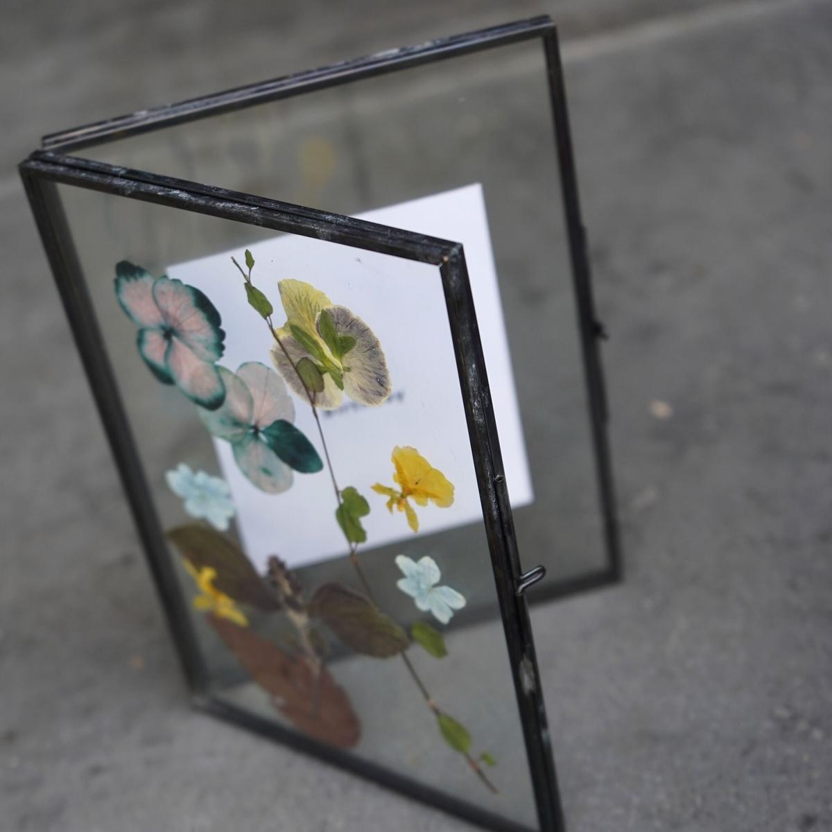 押し花 フォトフレーム インテリア グリーン 新生活 ギフト お祝い 母の日 Lowergo