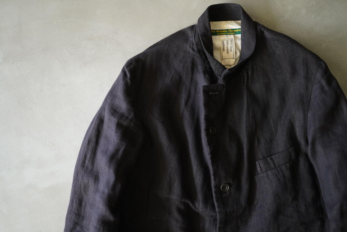 初期 コンビリネンポケットブレザージャケット / Paul Harnden