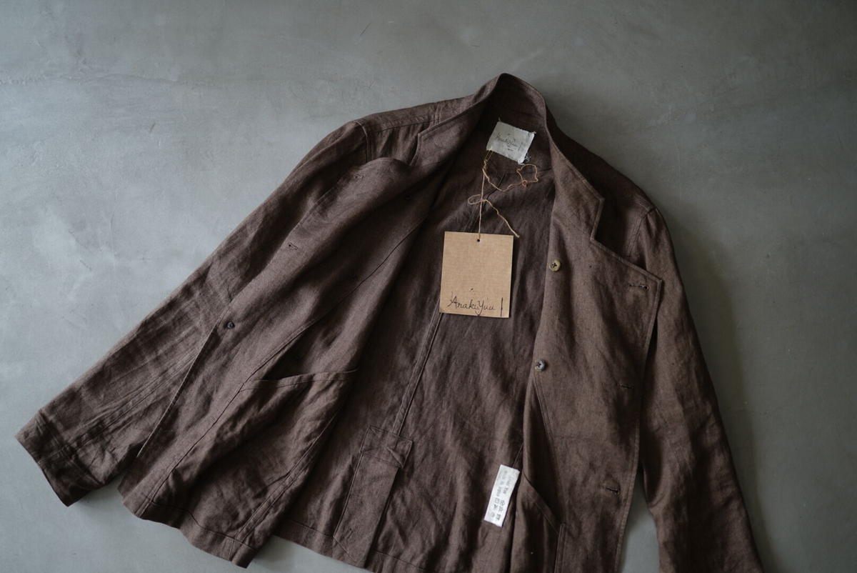 21SS Motorcycle Jacket コットンリネンジャケット / Araki Yuu...