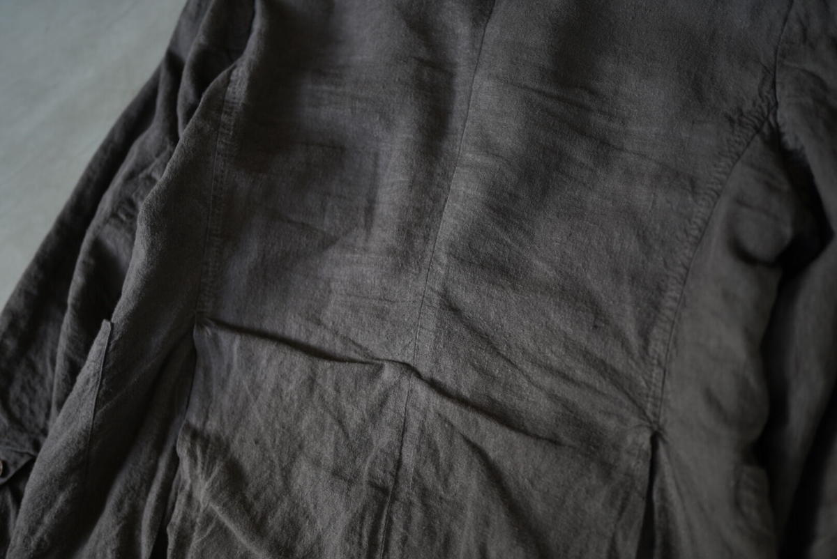 リネンテーラードジャケット 陶器ボタン / kaval(カヴァル) | D'arte