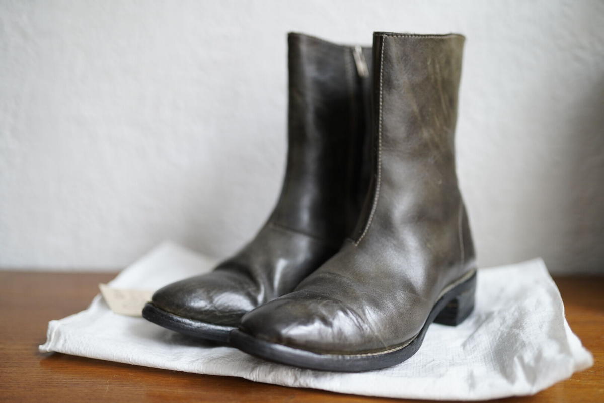 2009 製品染めコードヴァンレザーブーツ / Carol Christian Poell(キ...