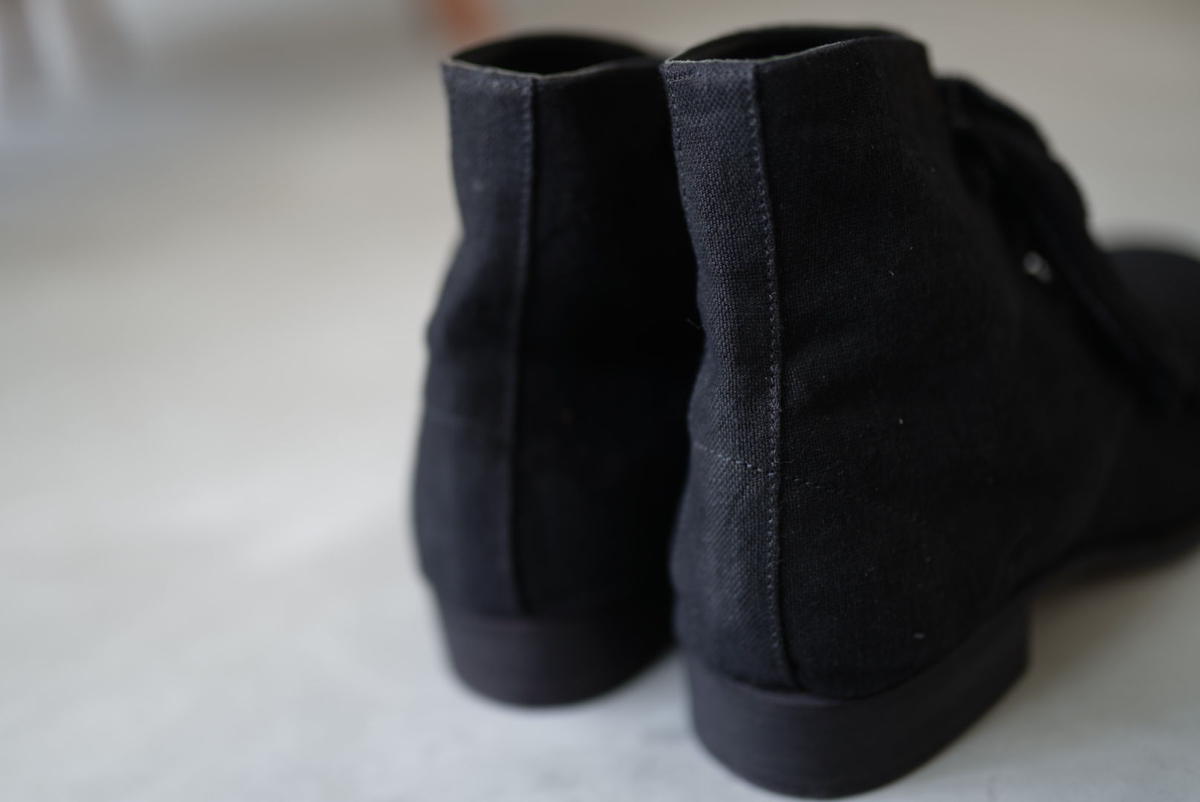 初期 リネンカーフチェッカブーツ / C DIEM(カルペディエム) | D'arte ...