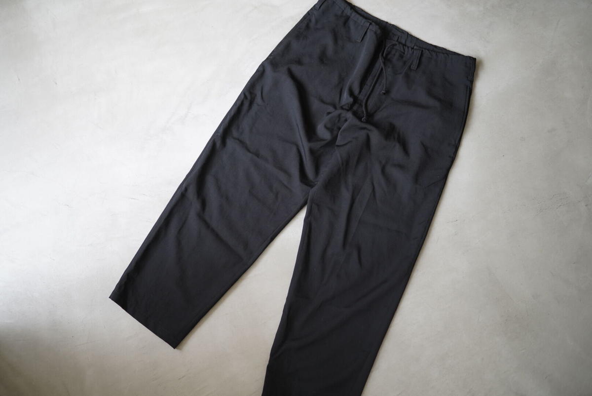 17AW シワギャバジンドローコードパンツ / Yohji Yamamoto POUR