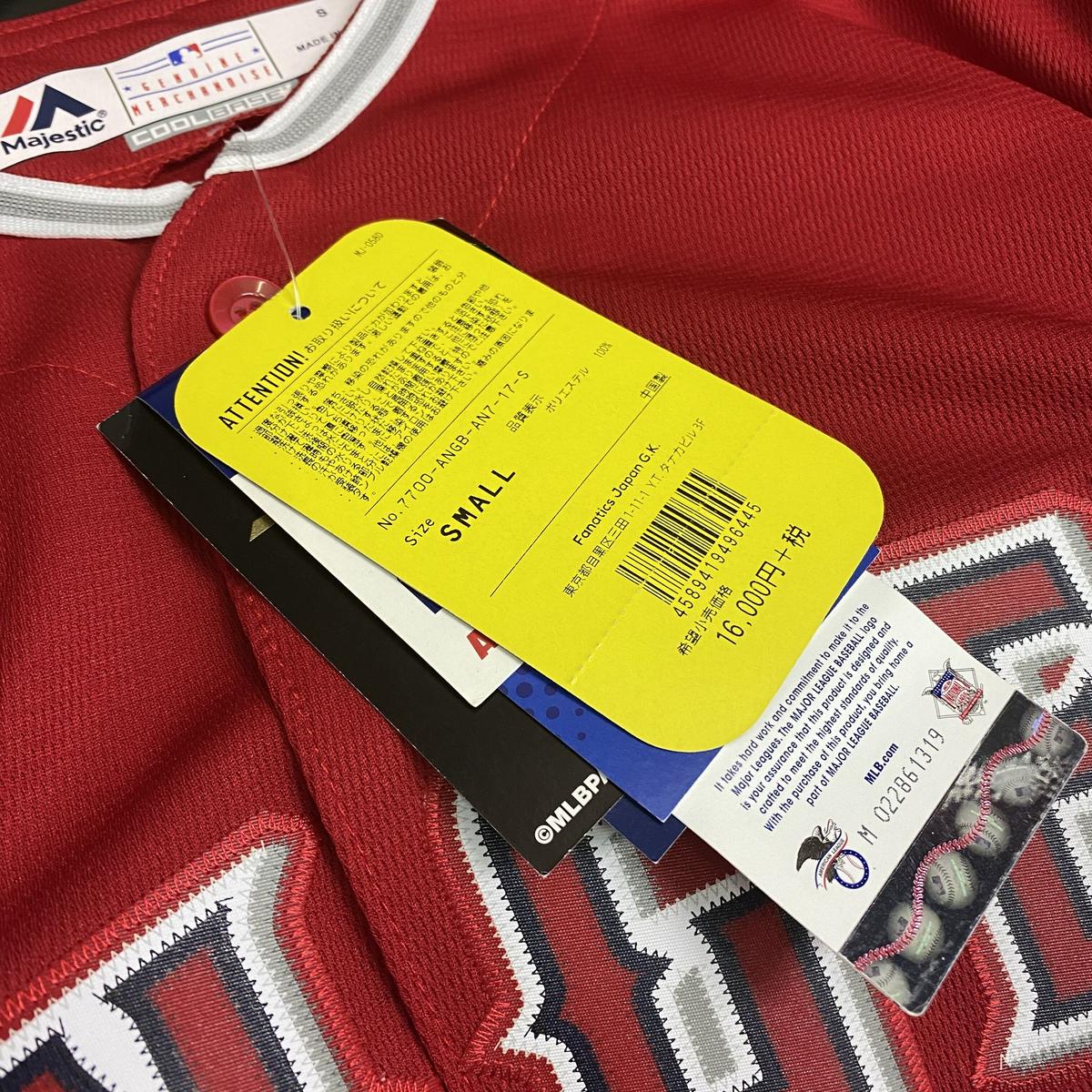 100%新品定番】 大谷翔平エンゼルス majesticマジェスティック半袖