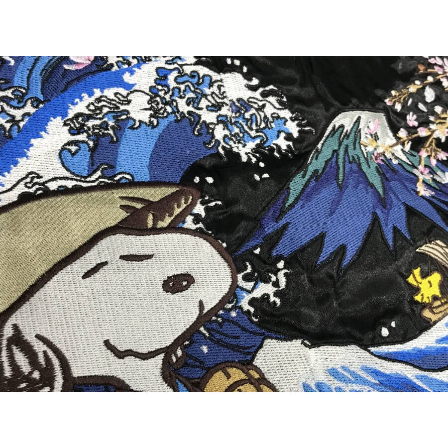 豪華 総刺繍 横須賀発祥 スカジャン Sukajan スヌーピー Snoopy 正規品