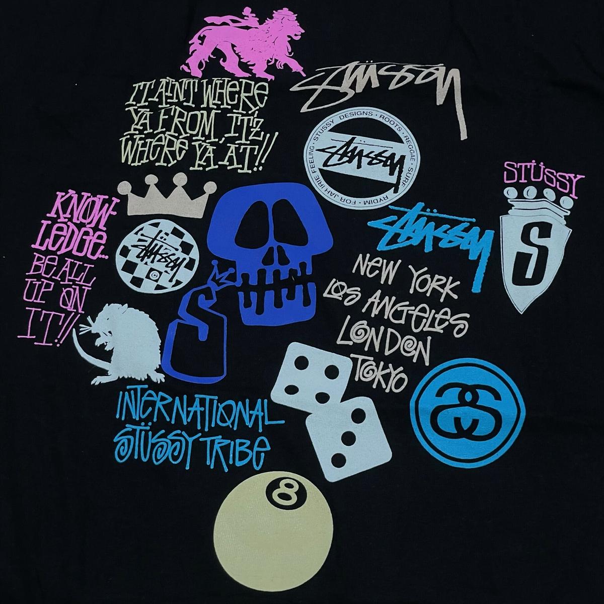 S Stussy ステューシー Logomix ロゴミックス 半袖 Tシャツ Ssリンク