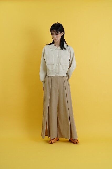 女性に人気！ CYAN グレンチェックワイドパンツ TOKYO カジュアル