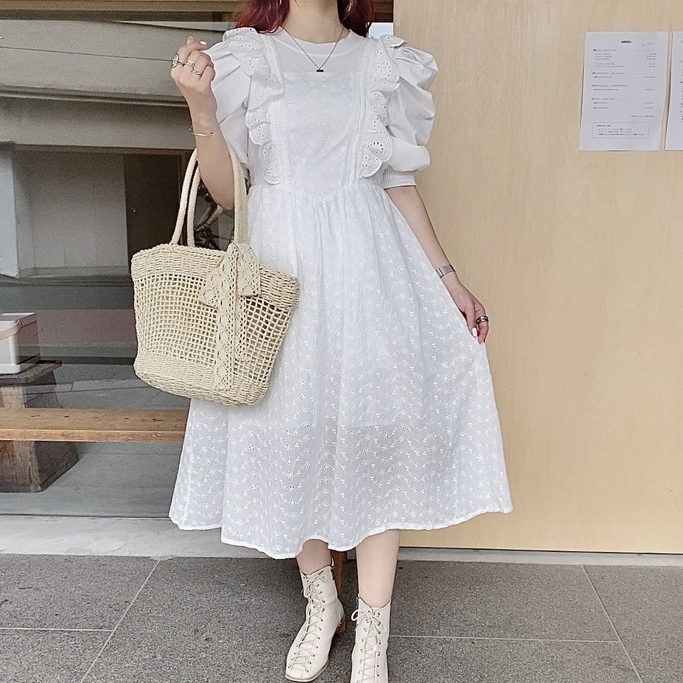 コットンフリルガーリーワンピース 1 6069 Deisy Lotte