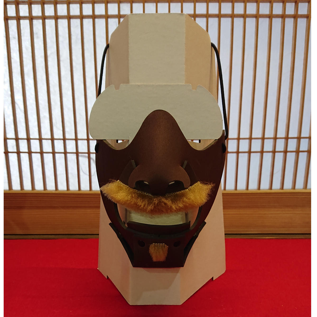 兜キャップ 武田信玄 面頬付き 甲冑工房丸武 兜キャップ 武田信玄 面頬付き 甲冑工房丸武