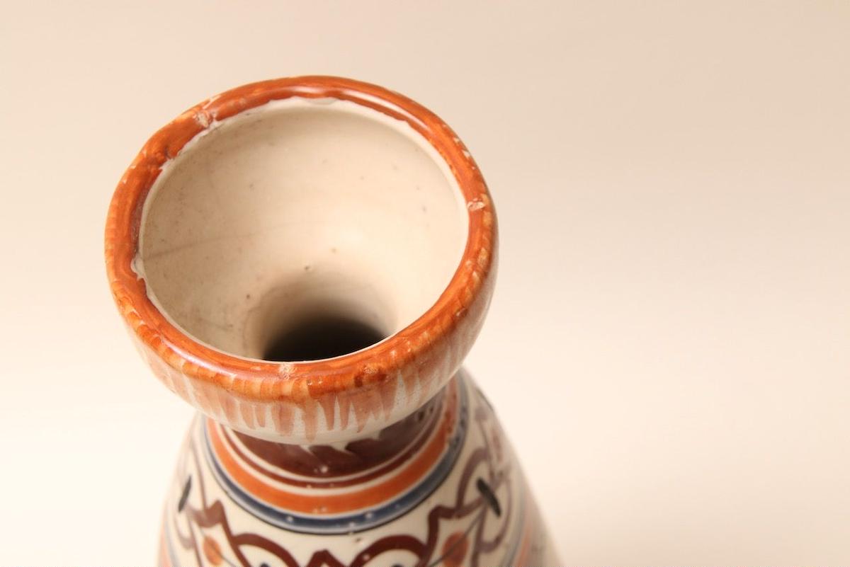 石見銀山 ビンテージ 花瓶 ガラス フラワーベース スペイン Spain - 花瓶