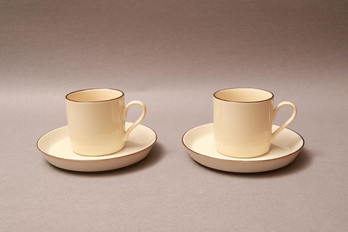 オールドノリタケ　カップ&ソーサー6客　金彩　1954～1966年製 ノリタケ オールドノリタケ 金盛り花絵六角 カップ＆ソーサー