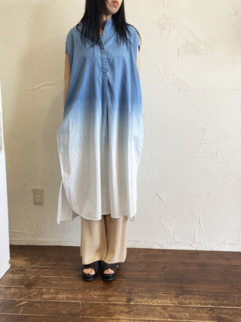 Cloche ブルーグラデーションワンピース Diamondrouge