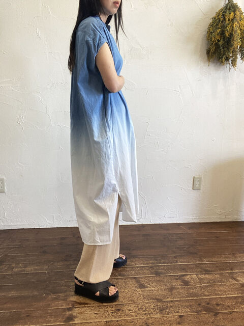 Cloche ブルーグラデーションワンピース Diamondrouge