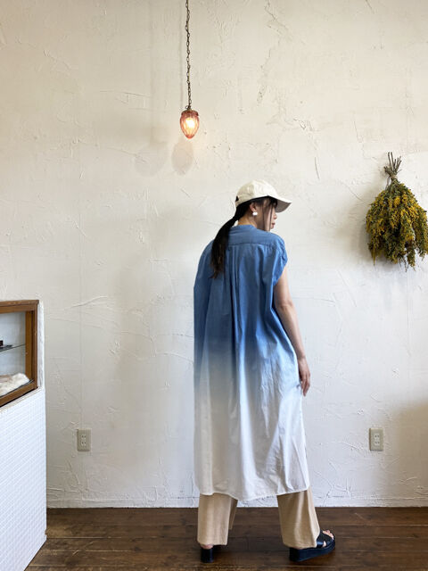 Cloche ブルーグラデーションワンピース Diamondrouge