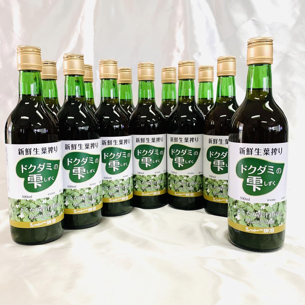500 12 どくだみの雫 500ml 12本セット どくだみ専科 どくだみの雫 公式総