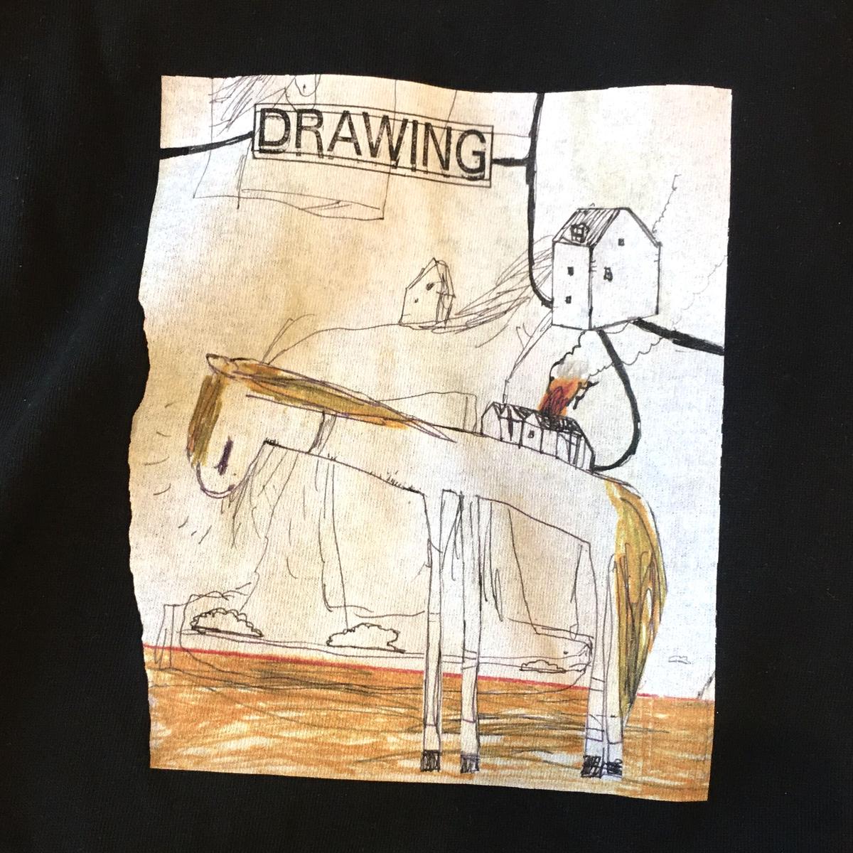 谷口正造 直筆ドローイング作品「 ゴーレム探し 」 谷口正造 drawing ドローイング