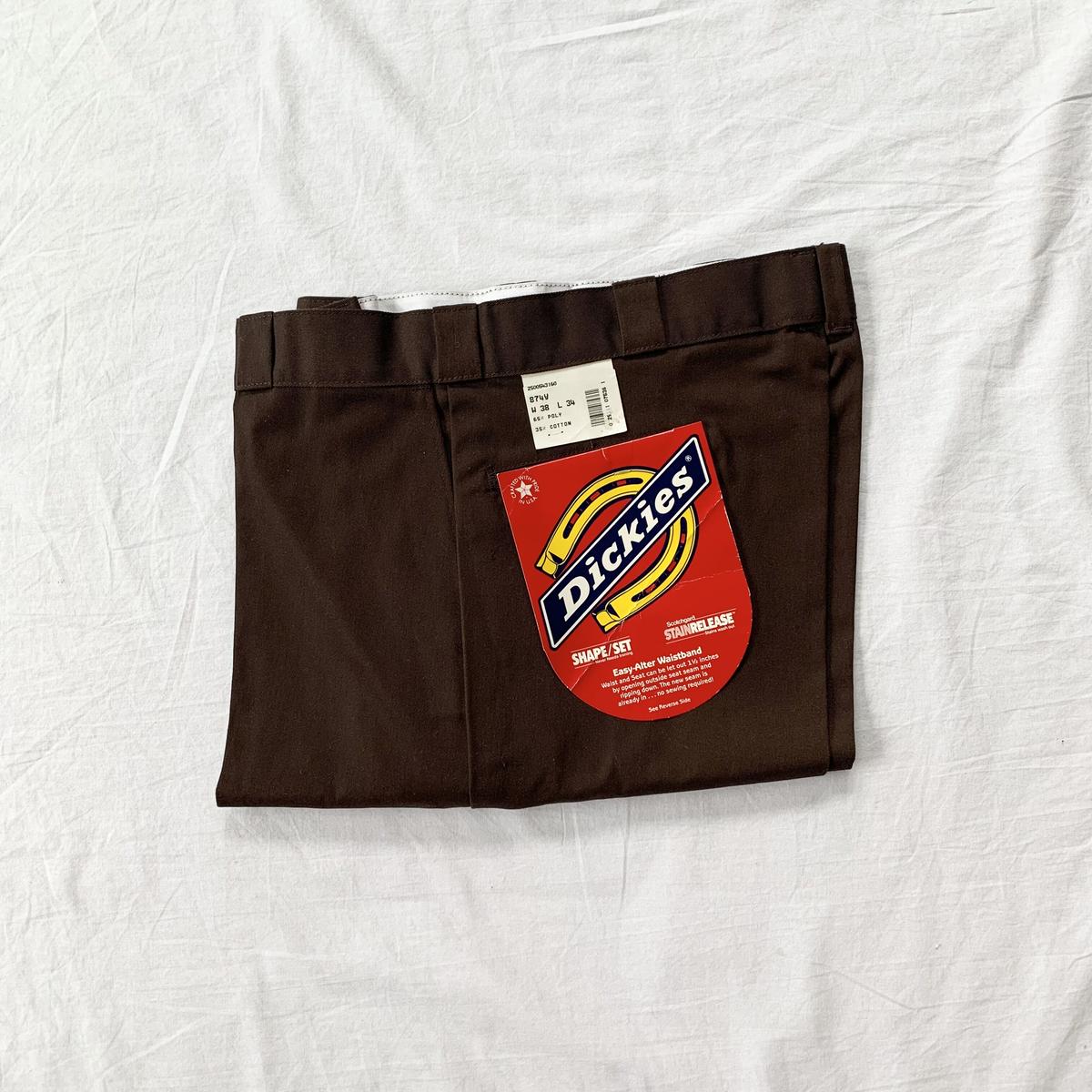 W38 L34] Dickies 874 made in USA 80s deadstock...