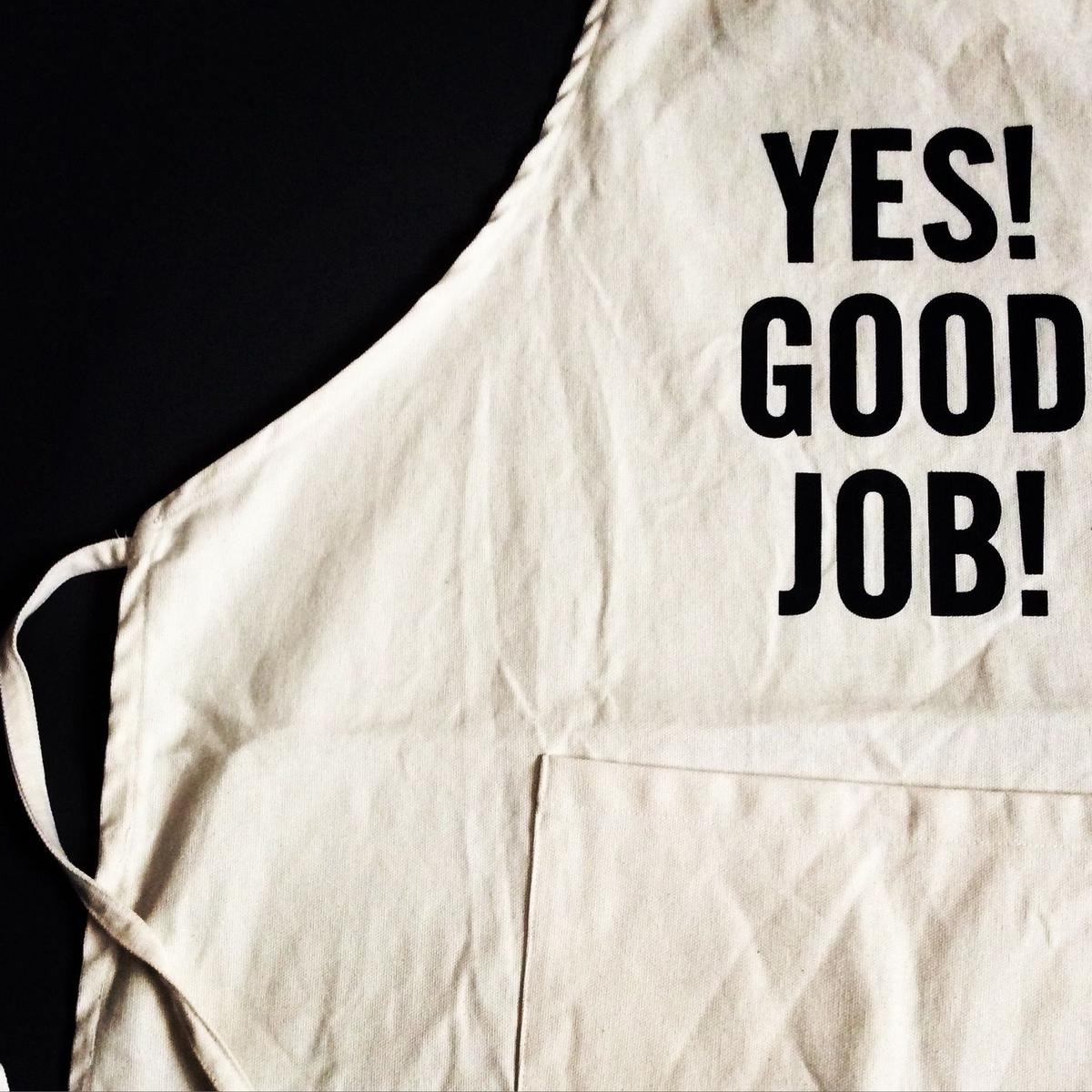 Dresssen Adult Apron 21 Yes Good Job Dre