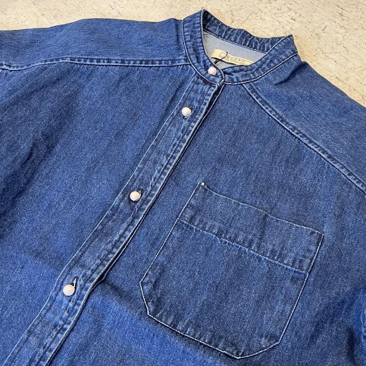 2 27インスタライブ Blanc Basque ブランバスク パールボタンデニムシャツワ
